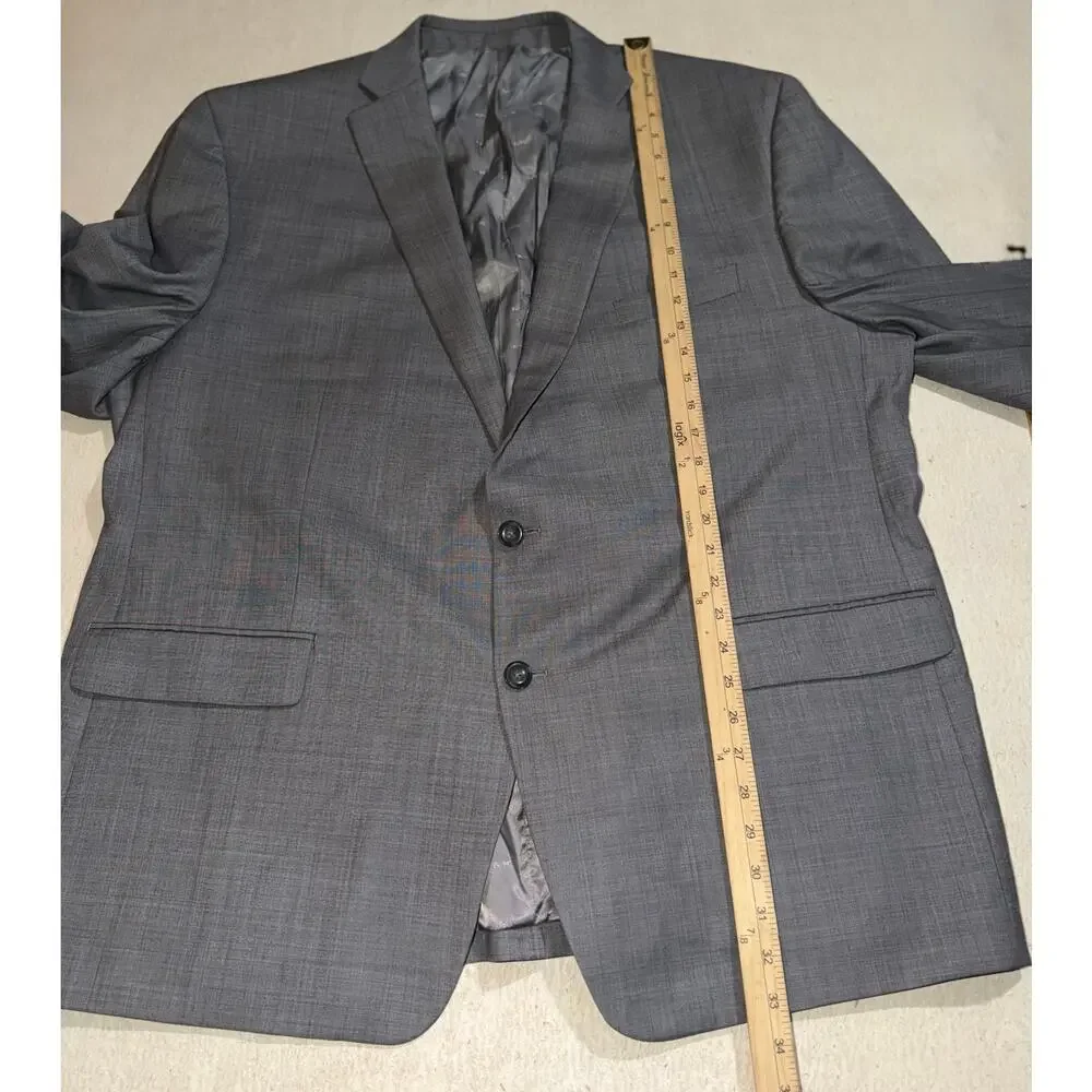 Michael Kors men’s grey wool blend coat blazer